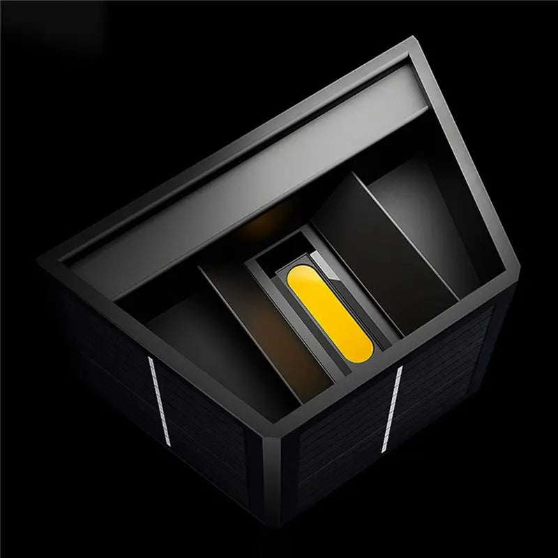 A36T-Outdoor Up-Down Lighting LED Lamp Solar Wall Washing Lights For Courtyard Garden Dimmable Peaceful Pleasures Health and Wellness