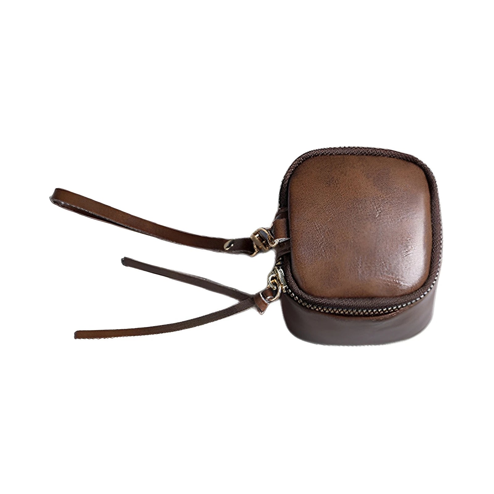 Ladies Elegant PU Coin Purse Compact Size Fashionable Style Mini Purse Suitable for Shopping Traveling Birthday Gifts Peaceful Pleasures Health and Wellness Square coffee