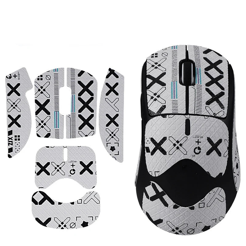 Wireless Mouse Grip Lape Skate Handmade Sticker For GPW4 For Logitech G PRO X SUPERLIGHT 2 Dex Non-Slip Lizard Skin Suck Sweat Peaceful Pleasures Health and Wellness full B