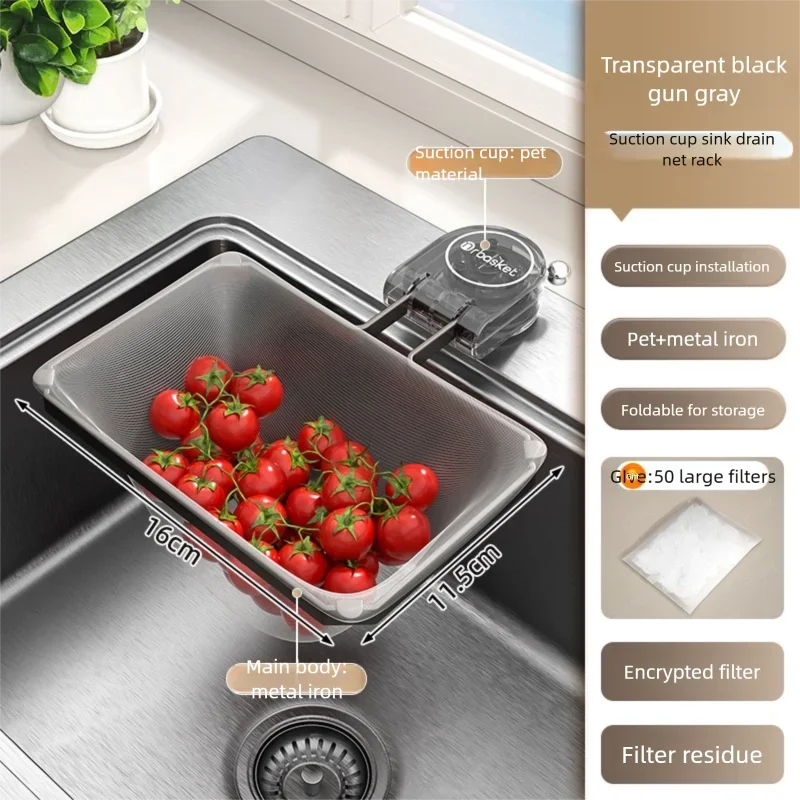 Disposable Leftover Food Rack with Sink Filter for Draining Water Simple Accessories Kitchen Sink Filter Leftovers Sink Filter Peaceful Pleasures Health and Wellness Drain rack