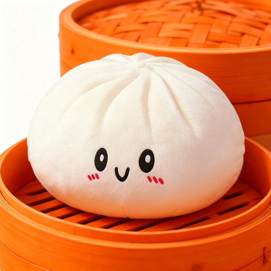 Dumpling Bun Squishy Plush Pillow | Fidget Sensory Toy & Gift Squishy Plush Toy Peaceful Pleasures Health and Wellness