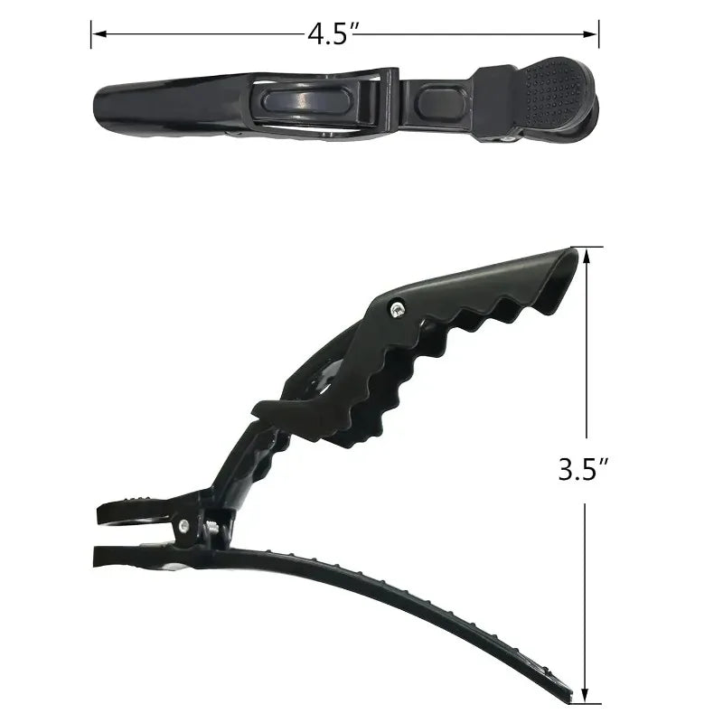 6-Pack Duckbill Hair Clips – No-Trace Salon Sectioning Clips