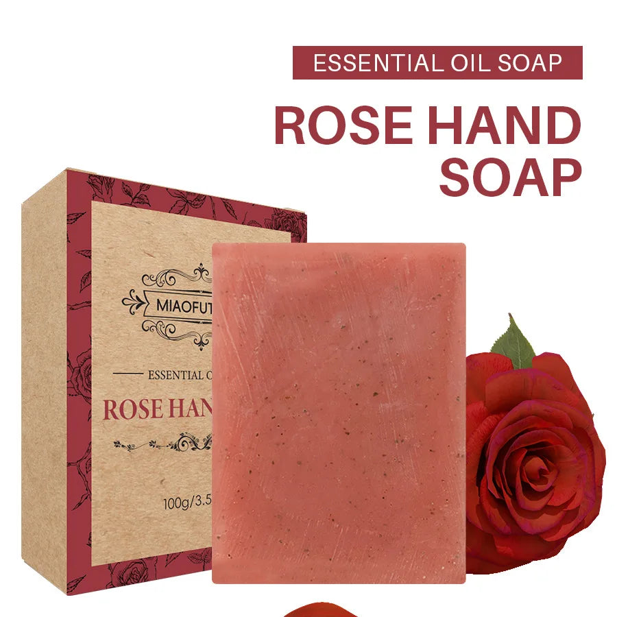 Frosted Scrub Soap – Rose, Tea Tree, Lavender & Coconut Oil
