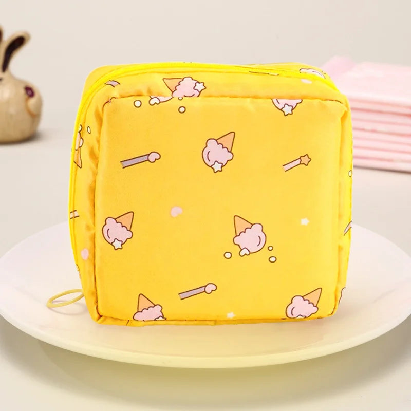 Cute Cartoon Makeup Bag | Travel Cosmetic Organizer Pouch