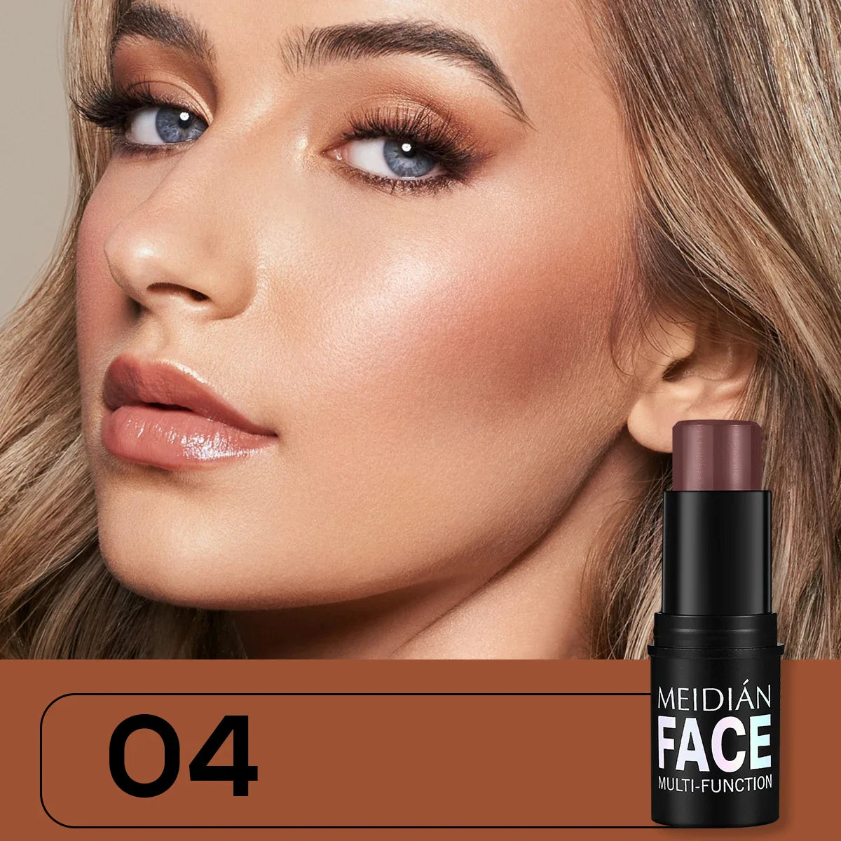 6-Color Dual-Use Blush & Lip Stick – Natural Contour Makeup