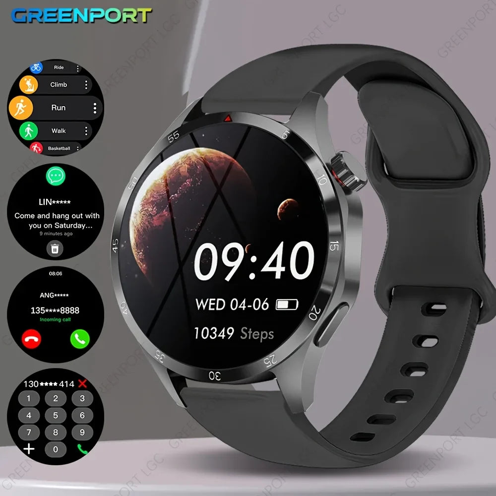 ERUN Smartwatch 1.5" Touchscreen, Fitness Tracker & Earphones