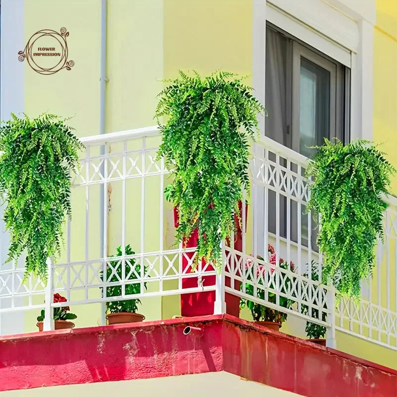 Artificial Hanging Fern Vine Garland | Fake Greenery Decor