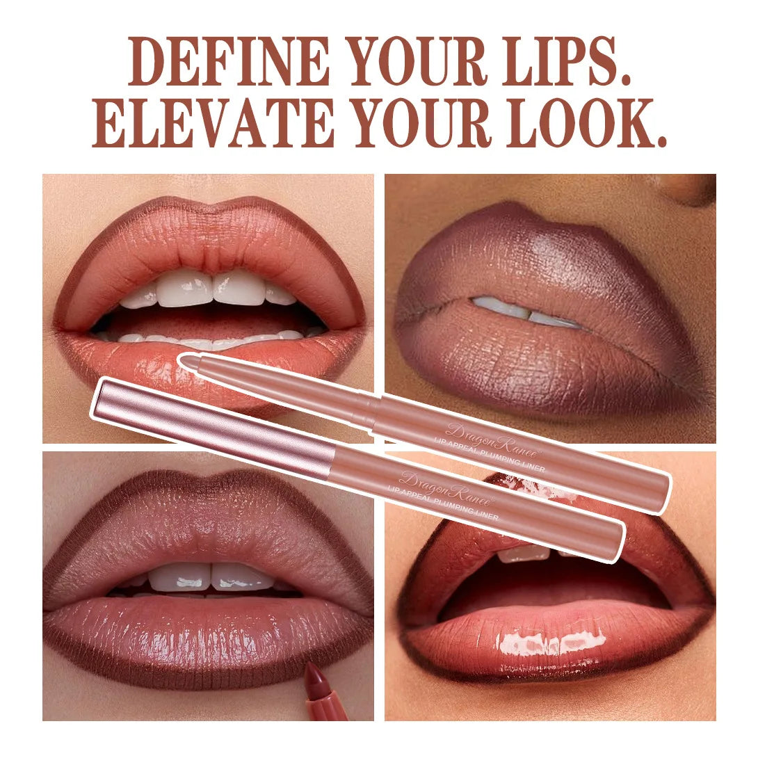 Dragon Ranee Matte Lip Liner Pencil – Waterproof, 12 Colors
