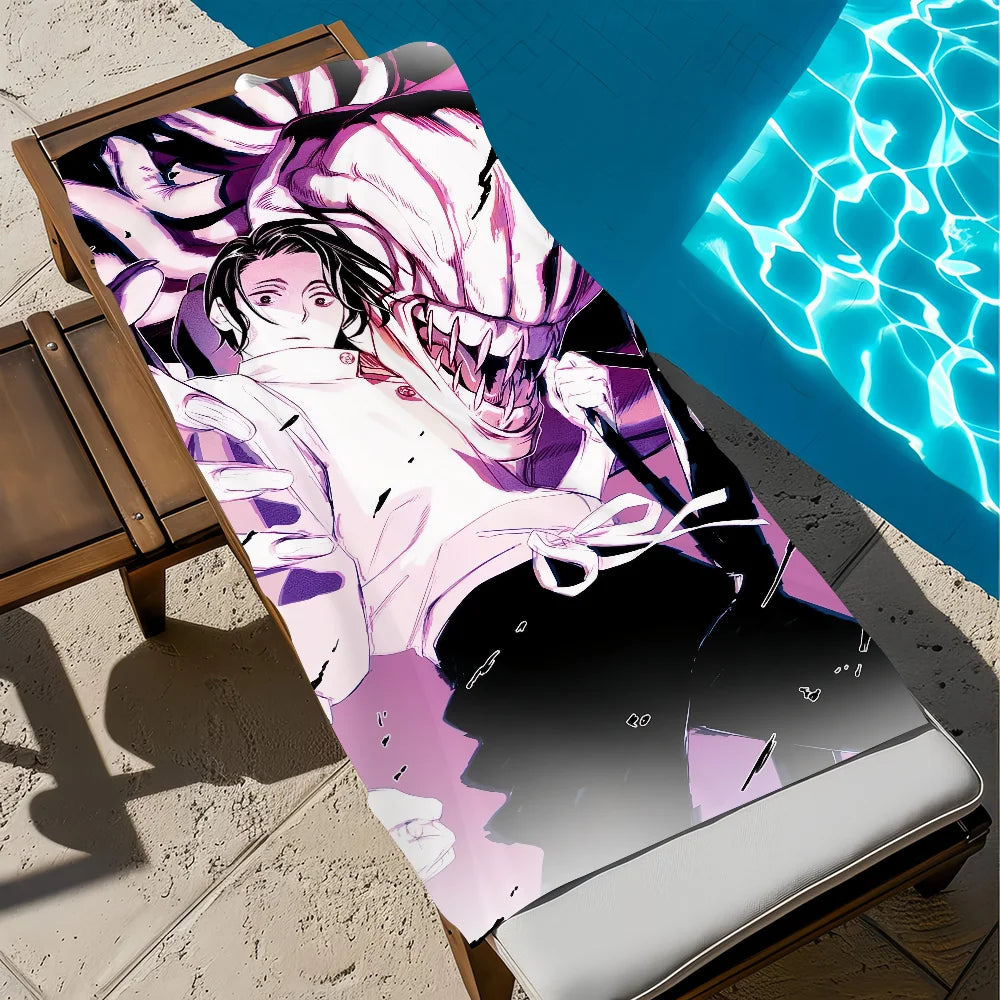 Yuta Okkotsu Anime Quick-Dry Beach Towel | Pool Travel Gym