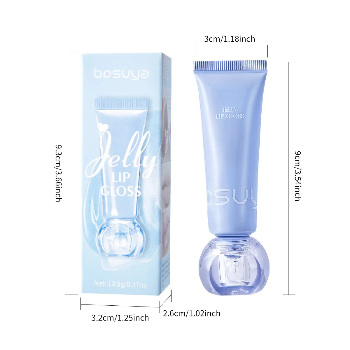Moisturizing Jelly Lip Gloss – Waterproof & Non-Stick