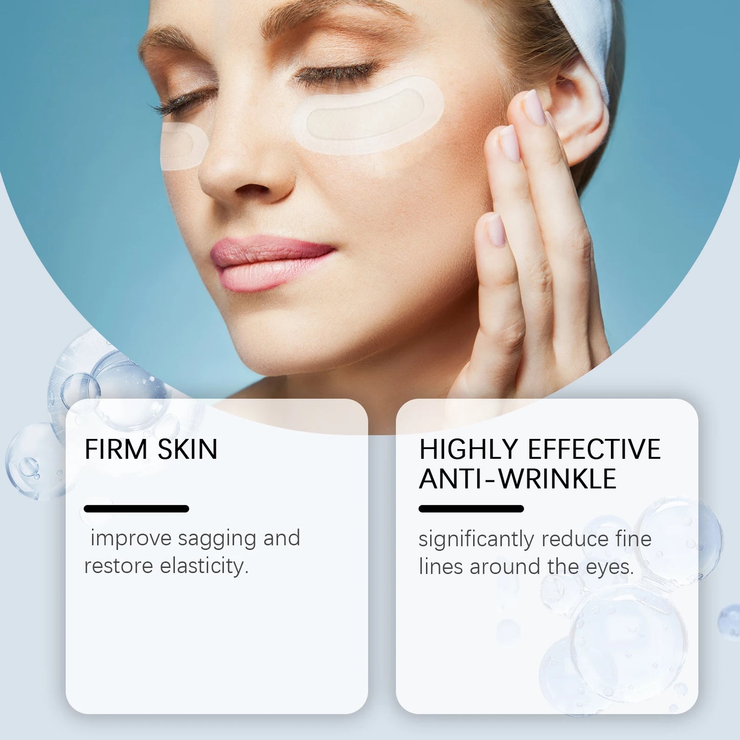 Microneedle Hyaluronic Acid Eye Patches – Anti-Wrinkle Treatment