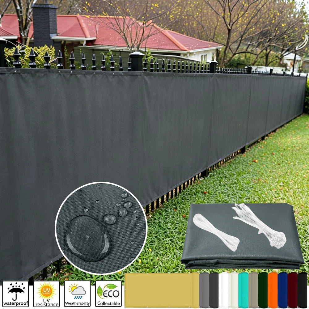 Outdoor Privacy Screen Fence Sunshade Net | Balcony Garden