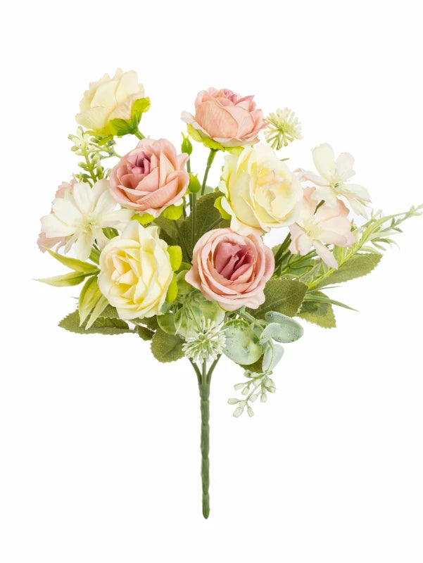 Silk Rose Artificial Flowers for Wedding, Home & Garden Decor