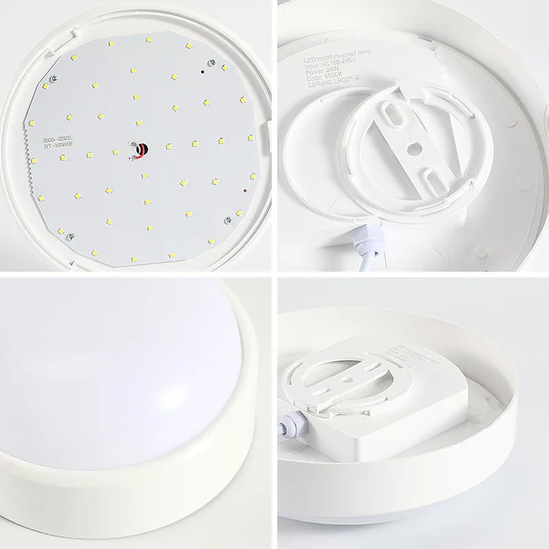 IP65 Waterproof LED Ceiling Light | Bathroom Hallway Basement