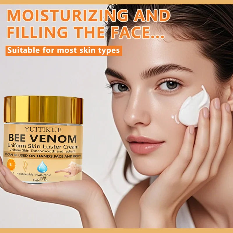 YUITIKUE Bee Venom Cream – Brighten, Hydrate & Fade Dark Spots Brightening Face Cream Peaceful Pleasures Health and Wellness