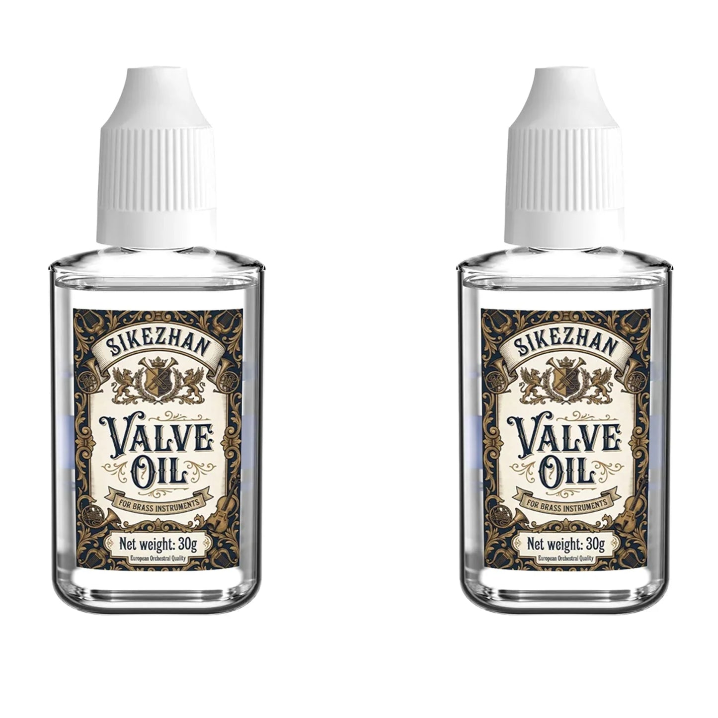 Brass Valve Oil for Trumpet Trombone Tuba – 30ml Lubricant