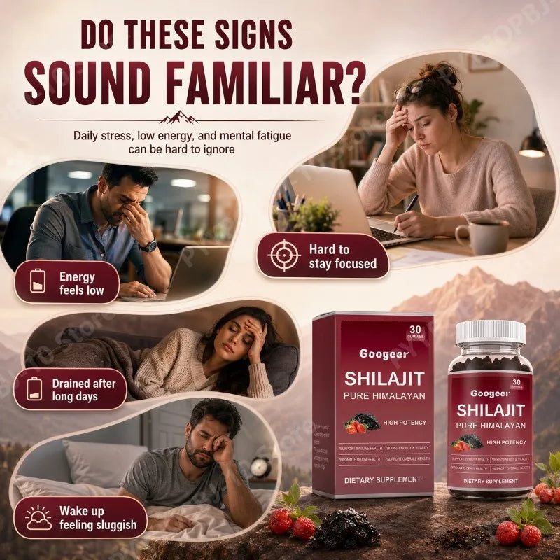 Googeer Shilajit Gummies | Pure Himalayan | 30 Count