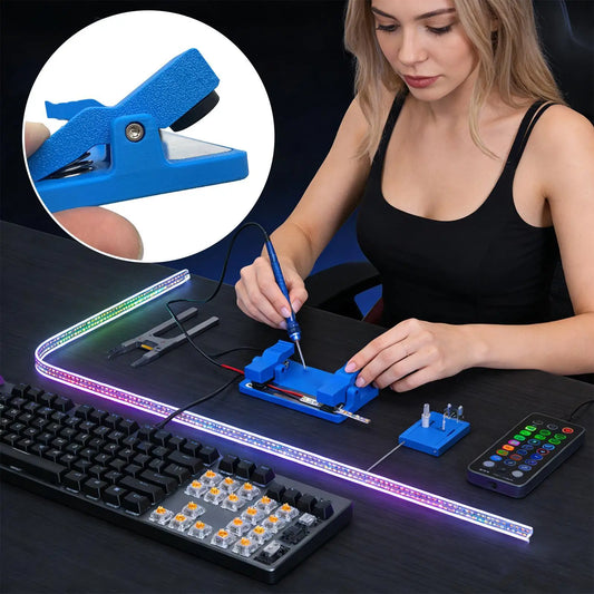 LED Soldering Station – Non-Slip Circuit Welding Wire Fixture Soldering Fixture Peaceful Pleasures Health and Wellness China Mainland