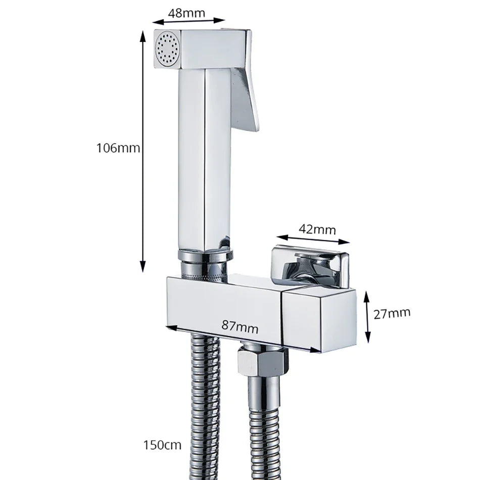 Brass Bidet Faucet Wall Mount Cold Water Sprayer Tap | YANKE