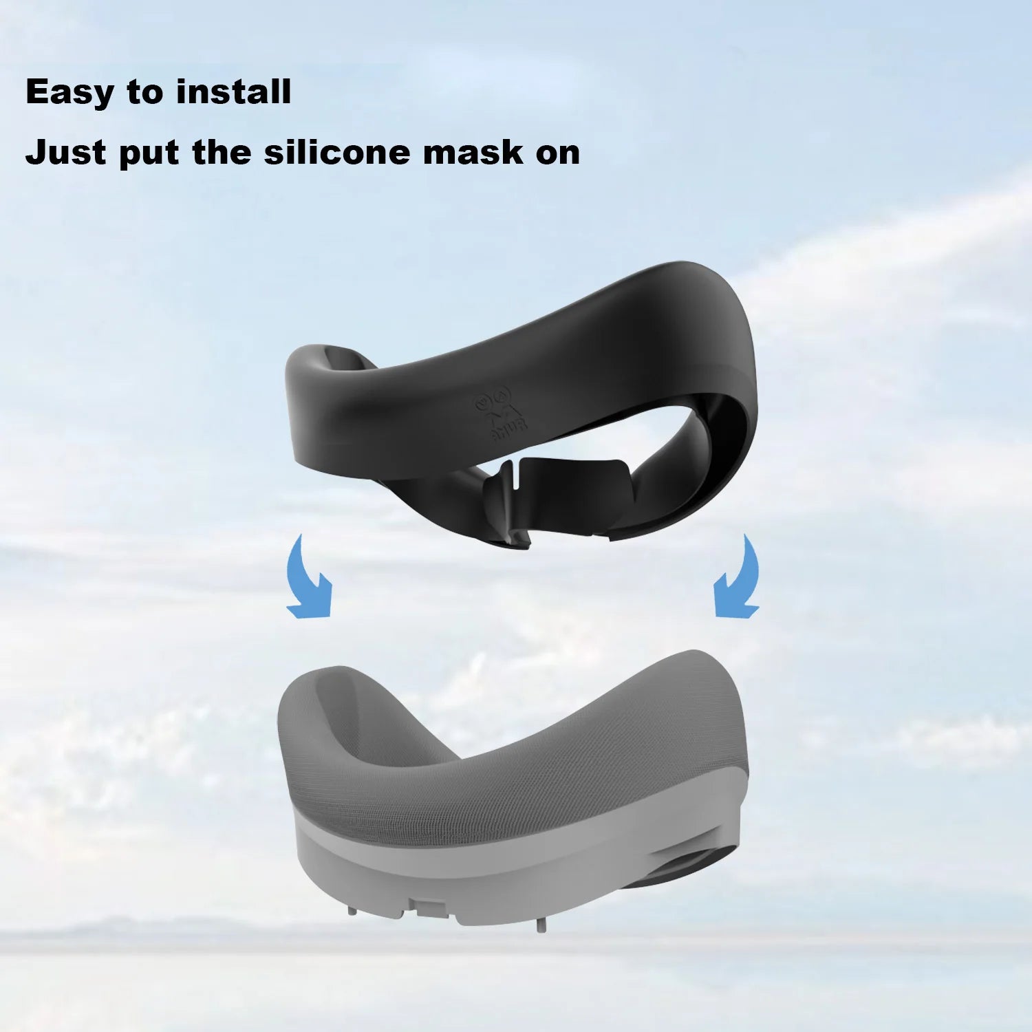 For Pico 4 VR Glasses Replacement Face Interface Protective Cover Sweat-Proof Eye Mask For PICO4 Accessories Silicone Face Cover Peaceful Pleasures Health and Wellness