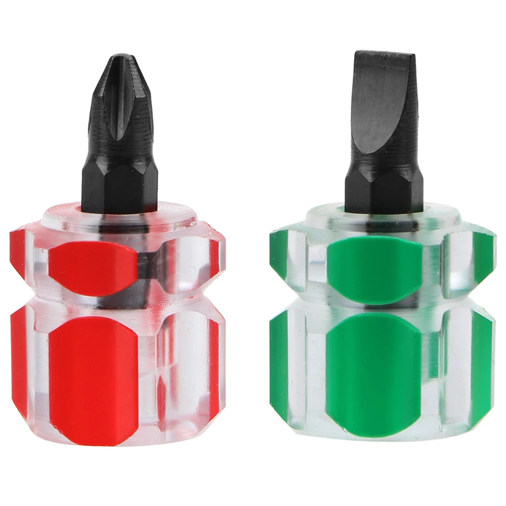 Mini Hand Tools Car Fender Repair Tools Slotted Screwdriver for Phillips Screwdriver Short Small Split Accessories Retrofit Kit Peaceful Pleasures Health and Wellness