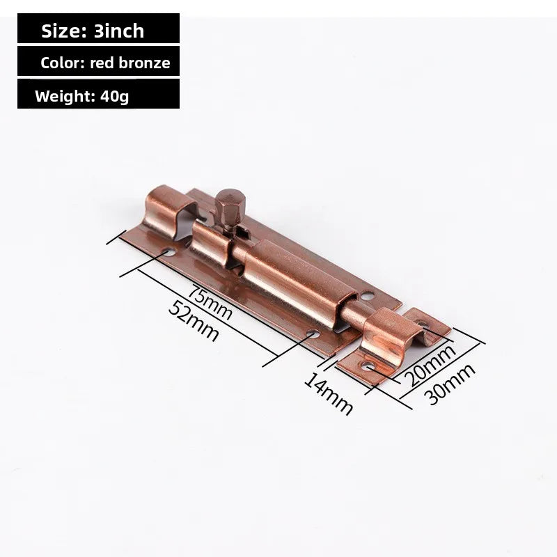 Aluminum Alloy Door Bolt Latch – Gate, Window & Home Lock