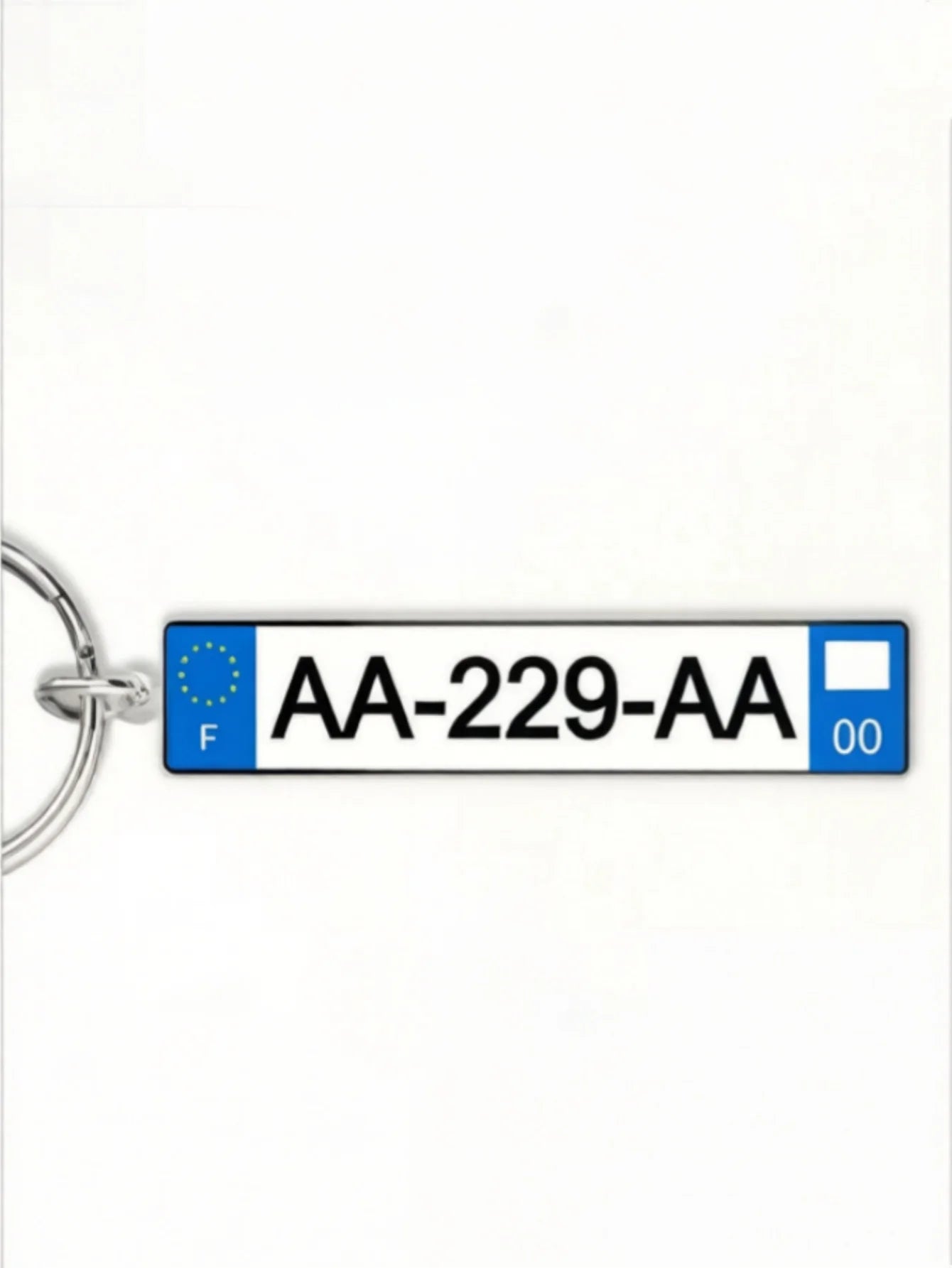 Custom License Plate Keychain | Personalized Name & Number
