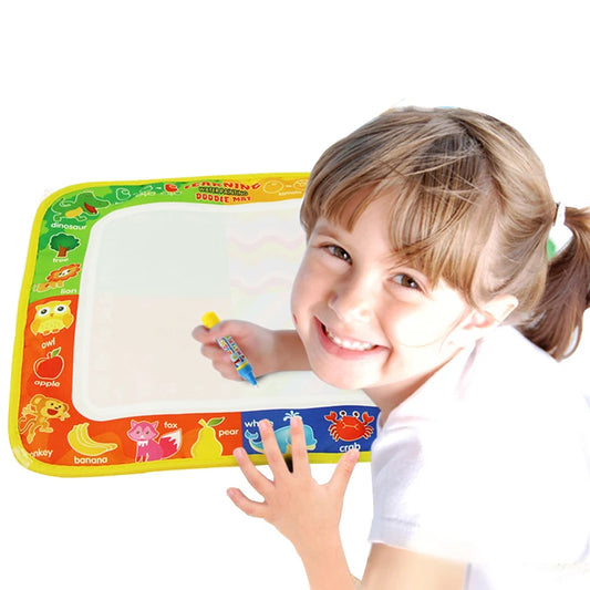 5 Types Water Doodle Mat 1 Magic Pen Non-toxic Drawing Board Coloring Peaceful Pleasures Health and Wellness