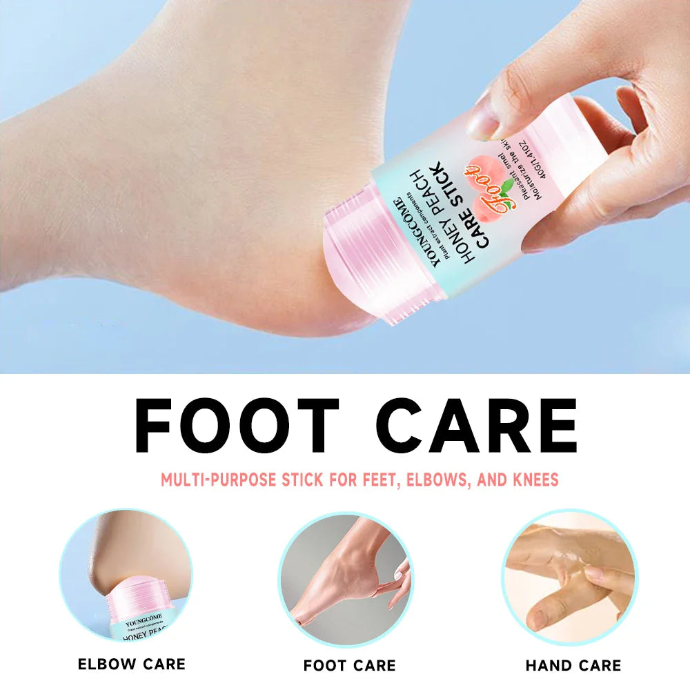 YOUNGCOME Honey Peach Foot Cream – 72H Moisture Heel Balm