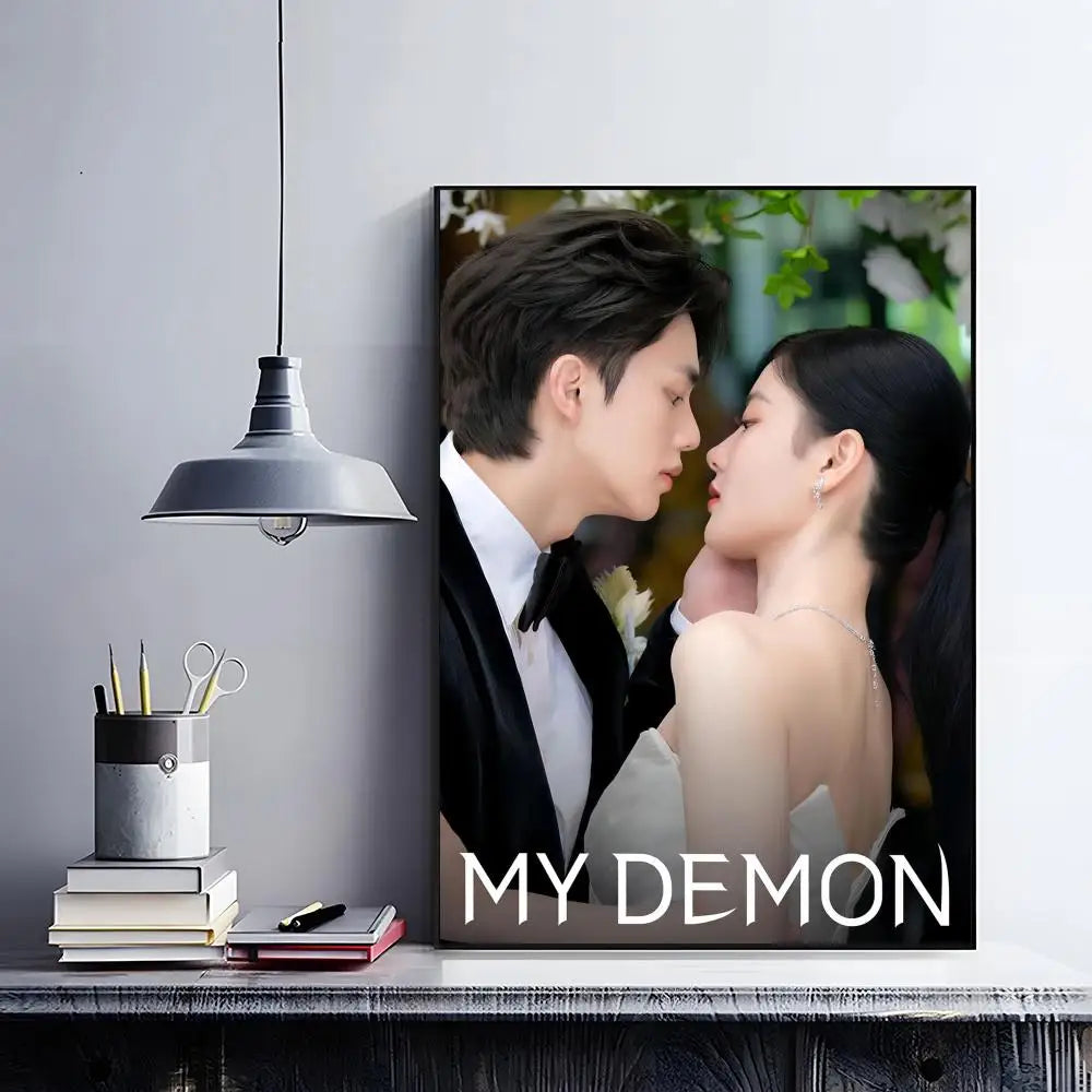My Demon HD Wall Poster | Self-Adhesive Waterproof PVC Art Wall Art Poster Peaceful Pleasures Health and Wellness Black14 21X30cmNoframe