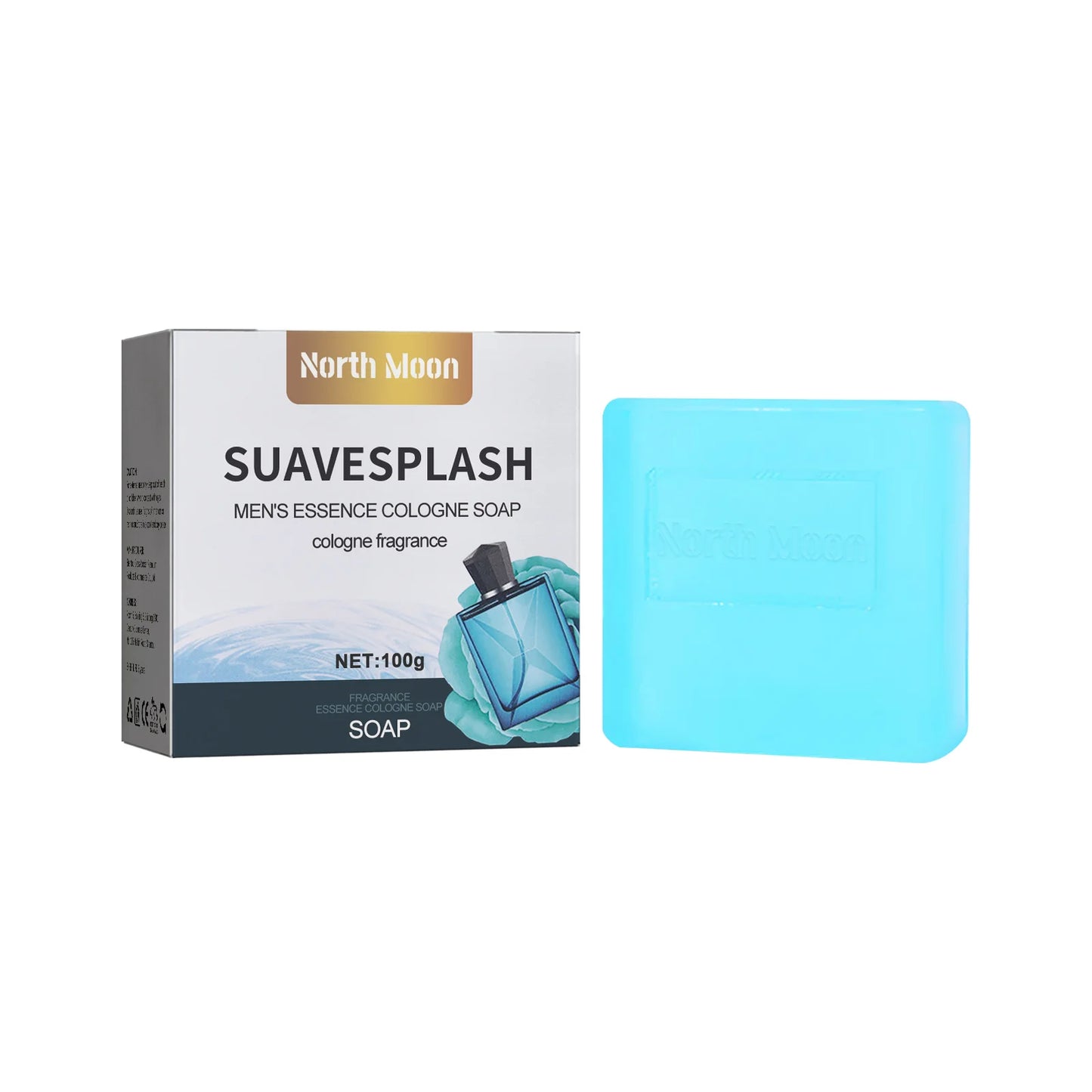 OceAura Men's Perfume Bath Soap Cool Refreshing Cleanse 70g