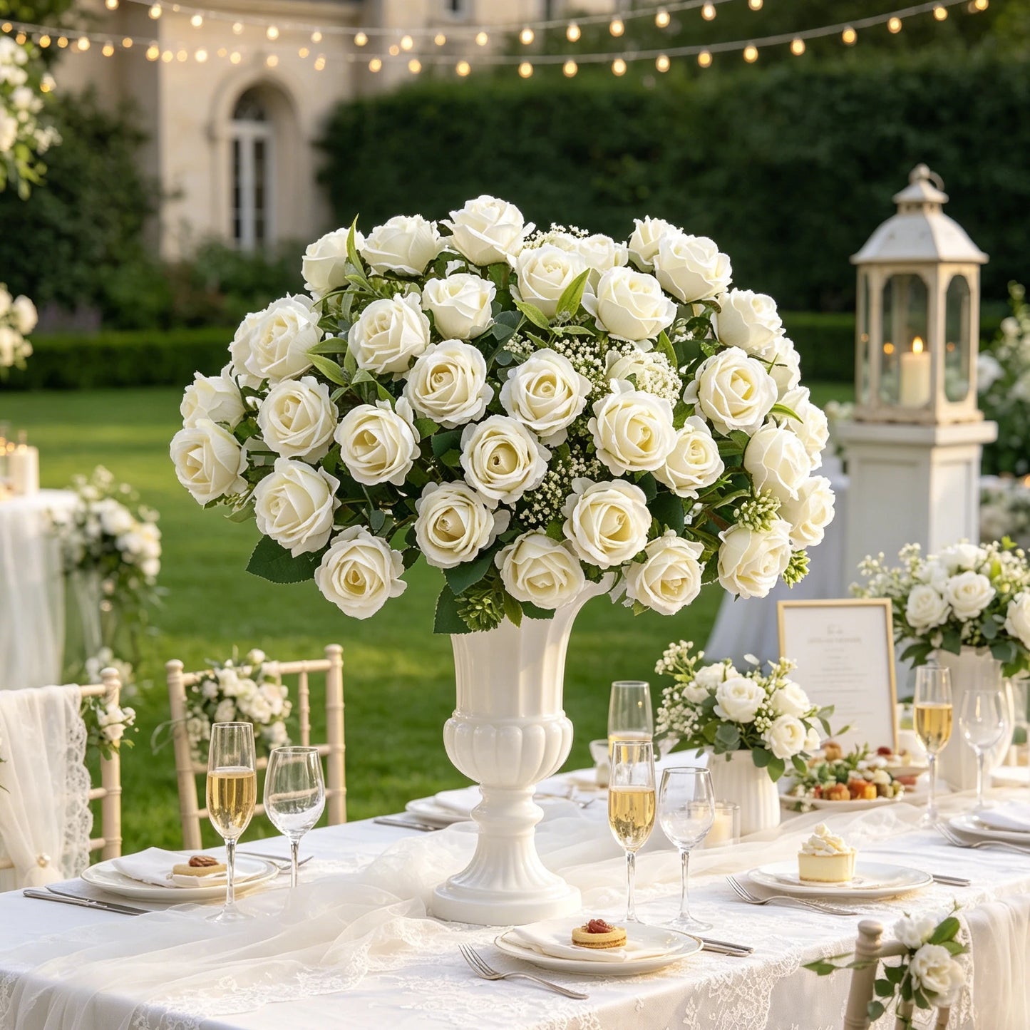 Artificial Silk Rose Bouquet | Wedding & Home Décor Flowers