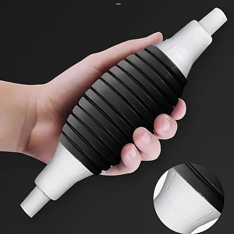 1 Set of Portable Suction Pump Equipped with Flexible Pvc Hose, Ideal for Transferring Gas, Oil, Water, and Fuel; Car Emergency Oil Extractor; Manual Oil Pump; Siphon Pipe; Siphon Pump; Water and Oil Extractor; Urea Oil Pipe Peaceful Pleasures Health and Wellness