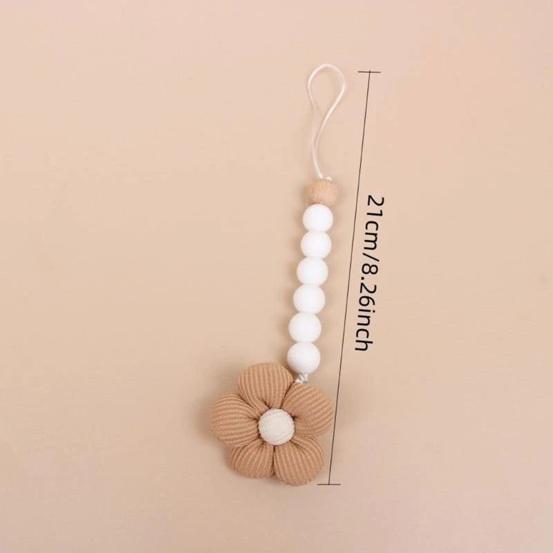 Baby Pacifier Clip Chain Strap Teether Toy | 0–12 Months