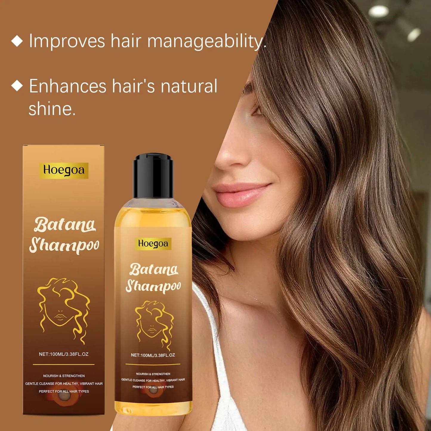 HOEGOA Batana Oil Shampoo – Nourishing Scalp & Hair Growth