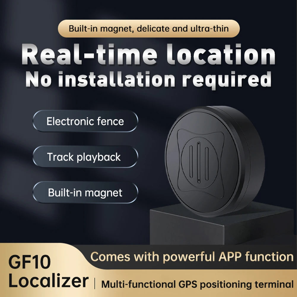 GF10 Mini GPS Tracker Magnetic Car Vehicle Tracking Device Anti-Theft Real-time Locator for Pet Kids Wallet Positioning Tracker Peaceful Pleasures Health and Wellness