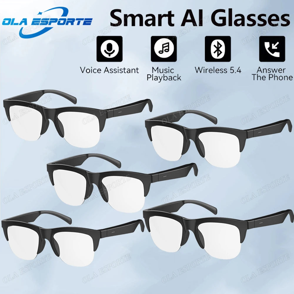 Bluetooth 5.3 Smart Audio Sunglasses – UV & Hands-Free Calls