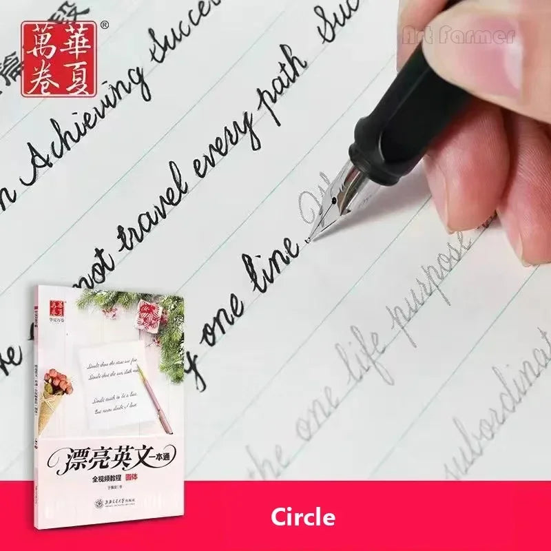 English Copybook Calligraphy Books Adult Word Handwriting Italian
