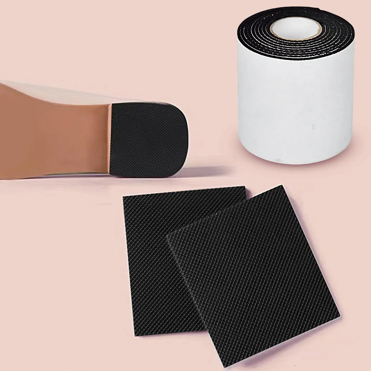Anti-Slip Rubber Sole Protector Roll | Noise-Reducing Shoe Pad Shoe Sole Protector Peaceful Pleasures Health and Wellness