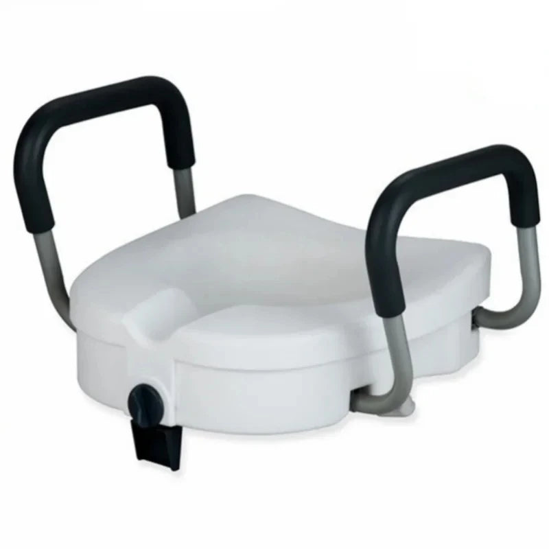 Raised Toilet Seat With Arms & Padded Cushion | 150kg Support