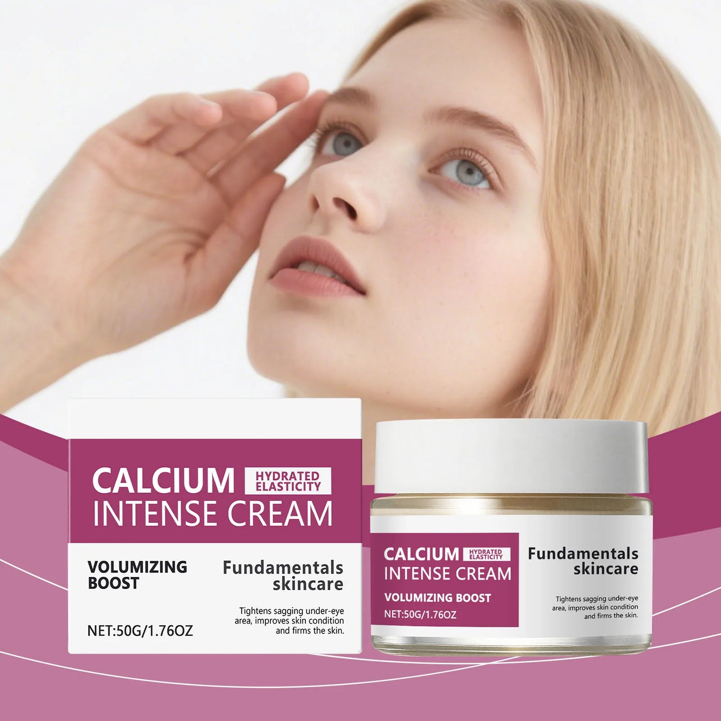 Tremella Moisturizing Face Cream Promote Collagen Production Repair Skin Barrier Improve Skin Sagging Nourishing Facial Lotion Peaceful Pleasures Health and Wellness
