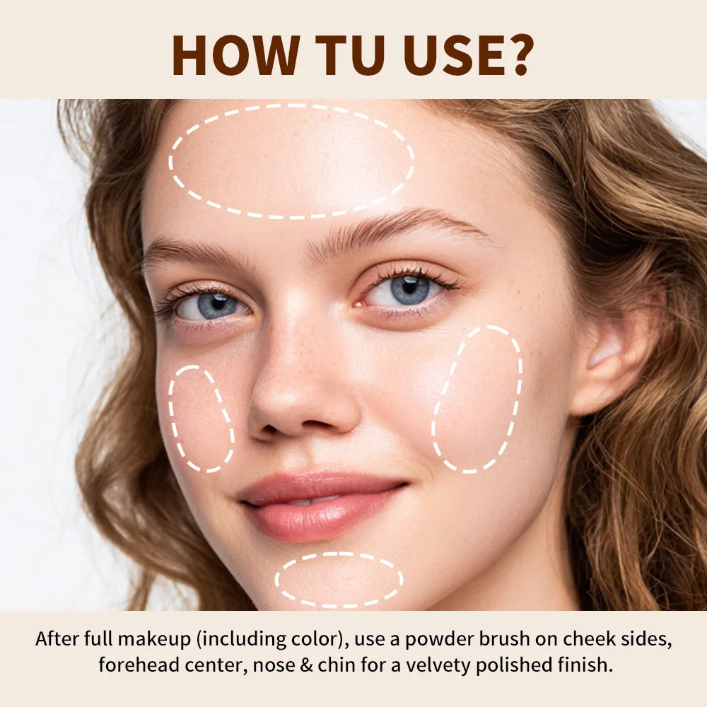 Translucent Loose Longwear Setting Powder Lightweight Weightless Long-lasting Oil Control Smudge-proof Smudge-proof Setting Make Peaceful Pleasures Health and Wellness