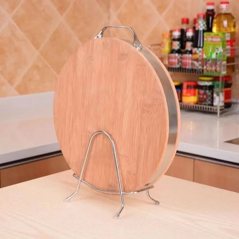 High quality cutting board rack Stainless Steel Chopping Cutting Board Storage Rack Stand household Kitchen Pot Lid Organizer Peaceful Pleasures Health and Wellness