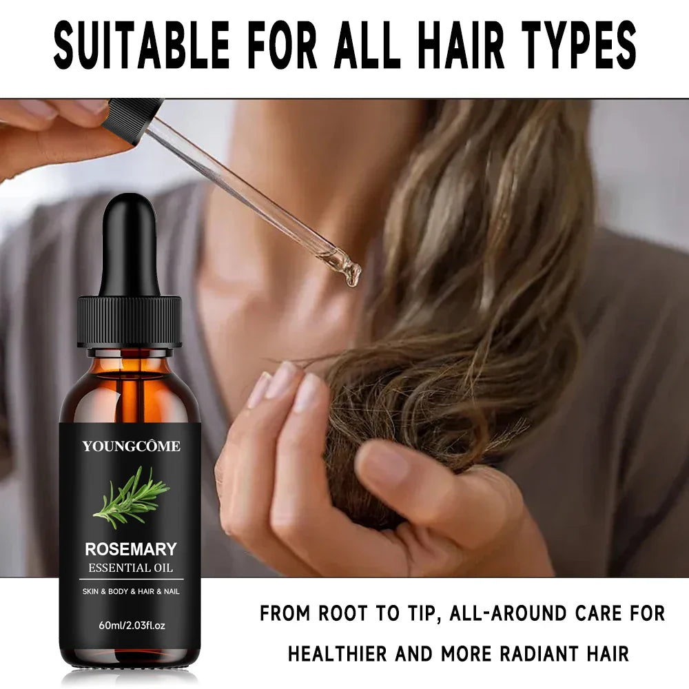 Rosemary 4-in-1 Hair Kit – Mask, Shampoo, Conditioner & Oil