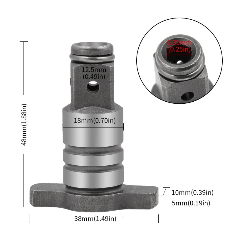 Electric Brushless Impact Wrench Shaft Accessories 18V Single Dual
