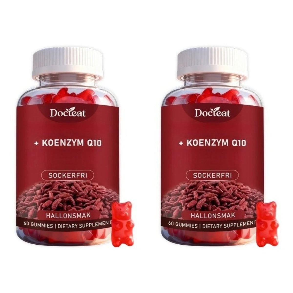 CoQ10 Raspberry Gummies – Sugar-Free Energy & Antioxidant Support