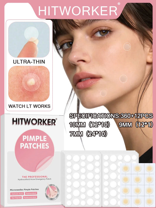 Hydrocolloid Acne Patches – Invisible & Waterproof | All Skin Types Acne Patch Peaceful Pleasures Health and Wellness