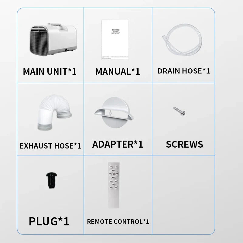 LZHZXY Portable Mini Air Conditioner | Cooling & Dehumidifier