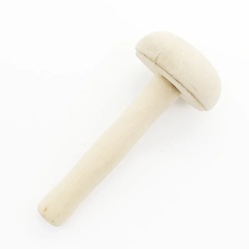 Wooden Mushroom Roller – Printmaking & Ink Rubbing Art Tool