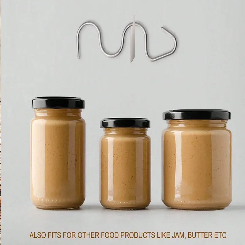 1 Set of Stainless Steel Peanut Butter Blender Food-grade Material Butter Sauce Blender A Convenient Kitchen Tool Peaceful Pleasures Health and Wellness
